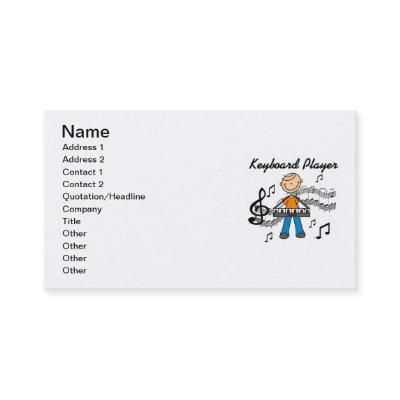 Stick Figure Male Keyboard Player Gifts