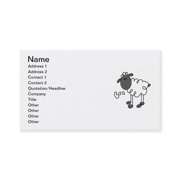 Stick Figure Sheep T-shirts and Gifts