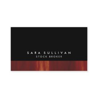 Stock Broker Bold Black Abstract Sunset Gradient