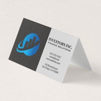 Stock Market Graph Logo | Financial