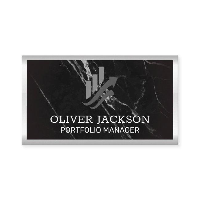 Stocks Bar Graph Chart | Black Marble