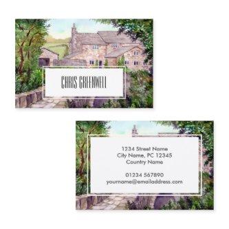 Stone Bridge Watercolor Painting Architecture