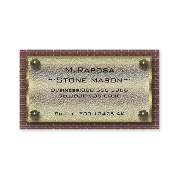 stone mason