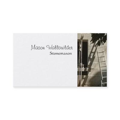 Stonemason building work