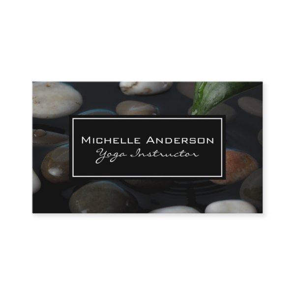 Stones Black Frame White Border