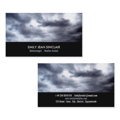 Stormy Clouds, Meteorologist