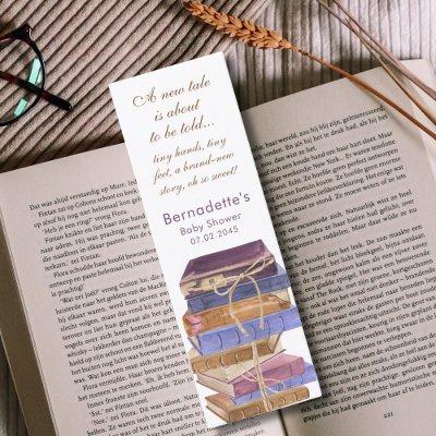 Storybook New Tale Baby Shower Customize Bookmark Mini