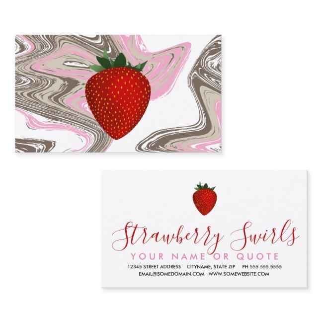 strawberry swirls