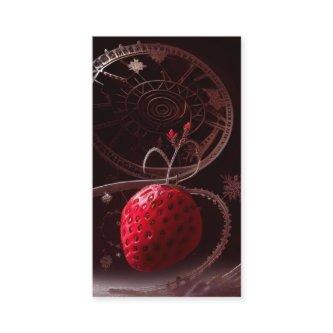 strawberry winter scene