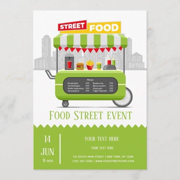 Street food invitation