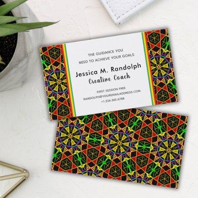 Striking African Colors Tribal Style Pattern