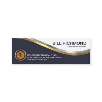 Striking Bright Gold Silver Investment Waves Mini