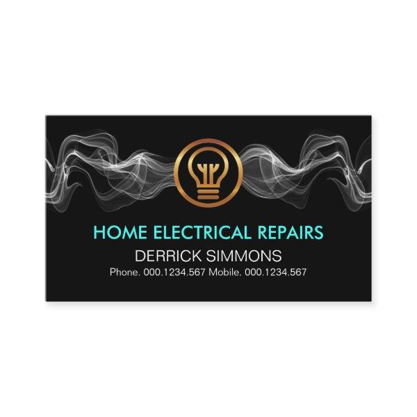 Striking Electric Lightning Wave Electrician
