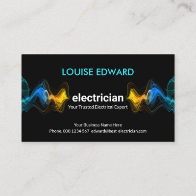Striking Electric Wave Lightning Electrician