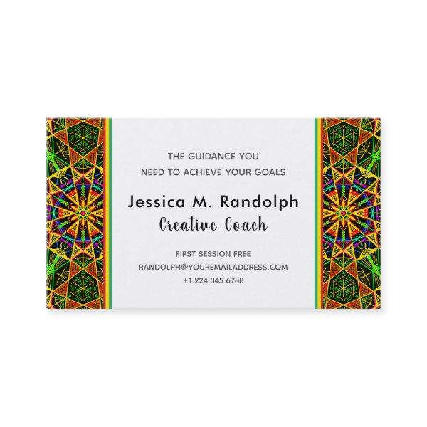 Striking Ethiopian Colors Tribal Style Pattern