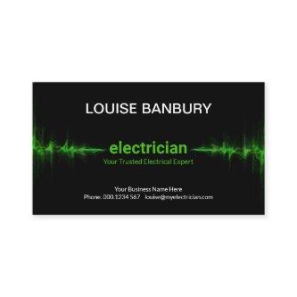 Striking Green Electric Lightning Electrician