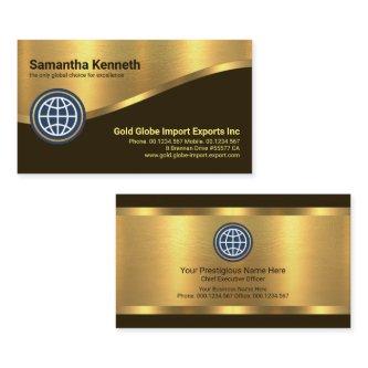 Striking Luxurious Gold Curve Lines