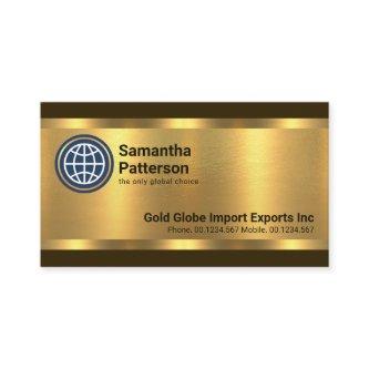 Striking Luxurious Gold Lines Import Export
