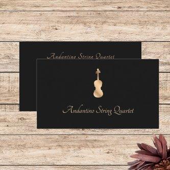 String Quartet Gold Violin Professional