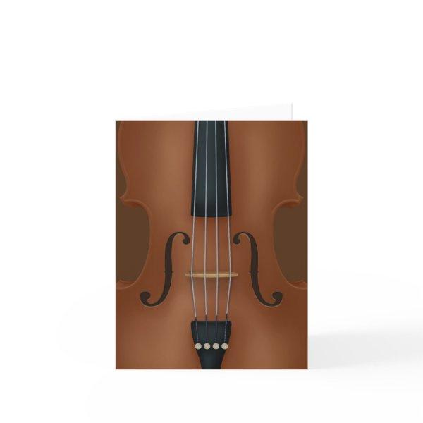 Stringed Instrument Detail Violin Viola & Cello Thank You Card