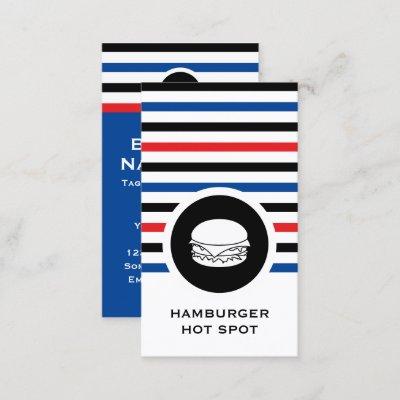 Striped Chic Hamburger