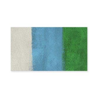 Stripes Modern Art  - Blue Green