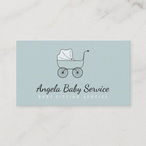Stroller Baby sitter Daycare Nursery Teal