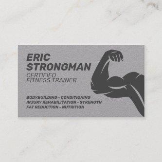 Strong masculine style trainer