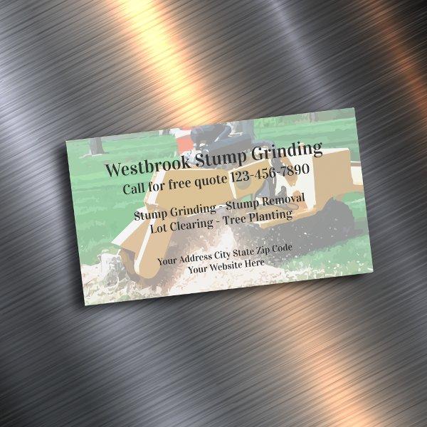 Stump Grinding And Tree Removal   Magnet