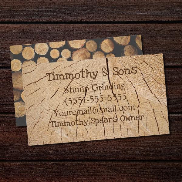 Stump grinding