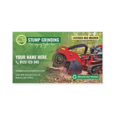 Stump grinding, Forestry mulching, land clearing