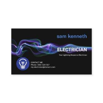 Stunning Luminescent Blue Electrical Current