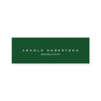 Style Plain Slim Green Professional