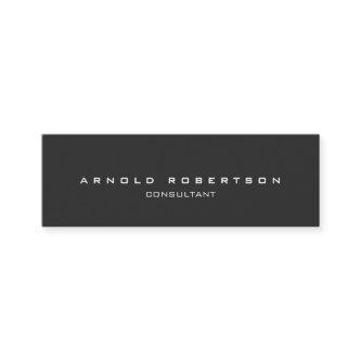 Style Plain Slim Grey Professional