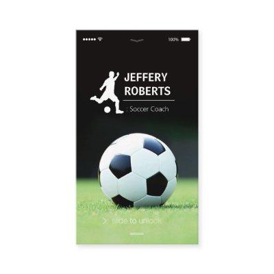 Stylish and Unique Soccer Coach Soccer Instructor