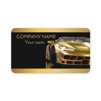 Stylish Black and Golden Automotive