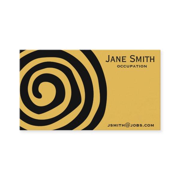 Stylish black Aztec spiral professional