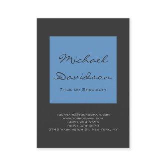 Stylish Blue Gray Script
