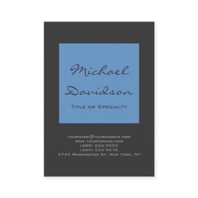 Stylish Blue Gray Script
