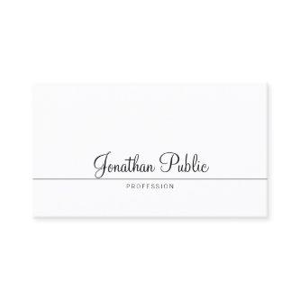 Stylish Calligraphed Design Trendy Minimalist