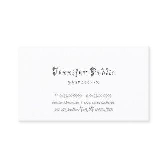 Stylish Calligraphy Text Modern Minimalist Design