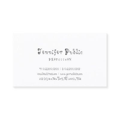 Stylish Calligraphy Text Modern Minimalist Design