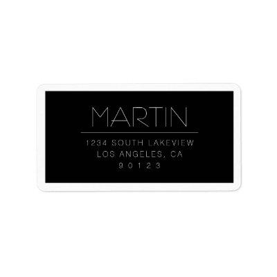Stylish Changeable Text w/Border Label