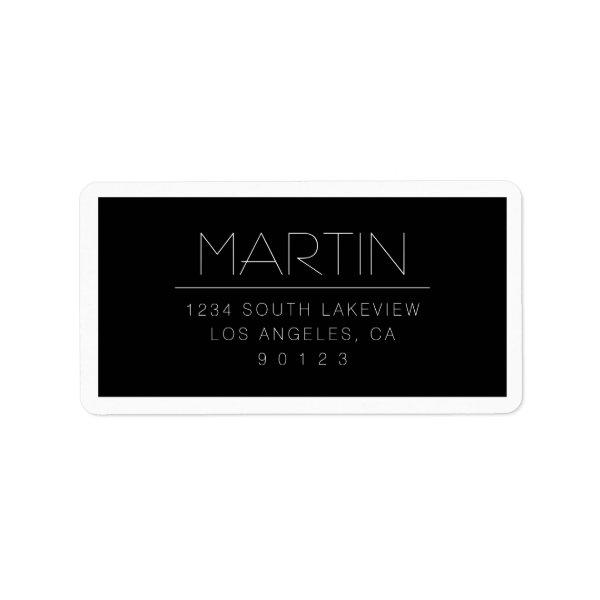 Stylish Changeable Text w/Border Label