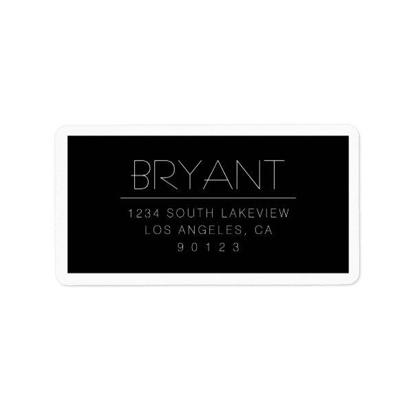 Stylish Changeable Text w/Border Label