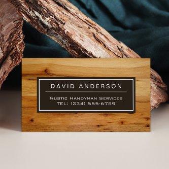 Stylish Chic Wood Grain Woodgrain Look Magnetic