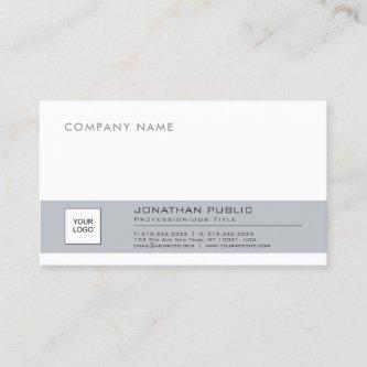 Stylish Clean Company Plain With Your Own Logo