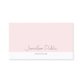 Stylish Clean Design Blush Pink Plain Trendy Chic