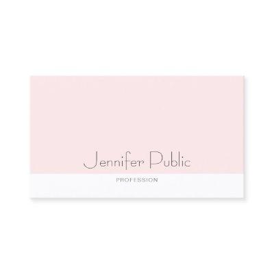 Stylish Clean Design Blush Pink Plain Trendy Chic