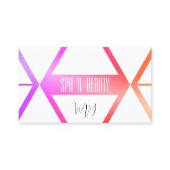 Stylish Colorful with White Geometric and Monogram